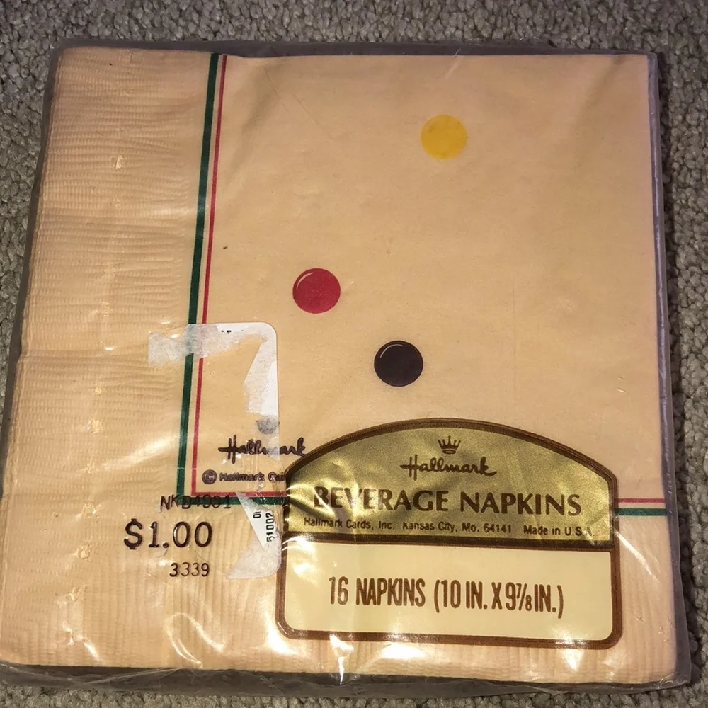Hallmark Vintage Deadstock Beverage Napkin Pack‎ Chocolate is my Life